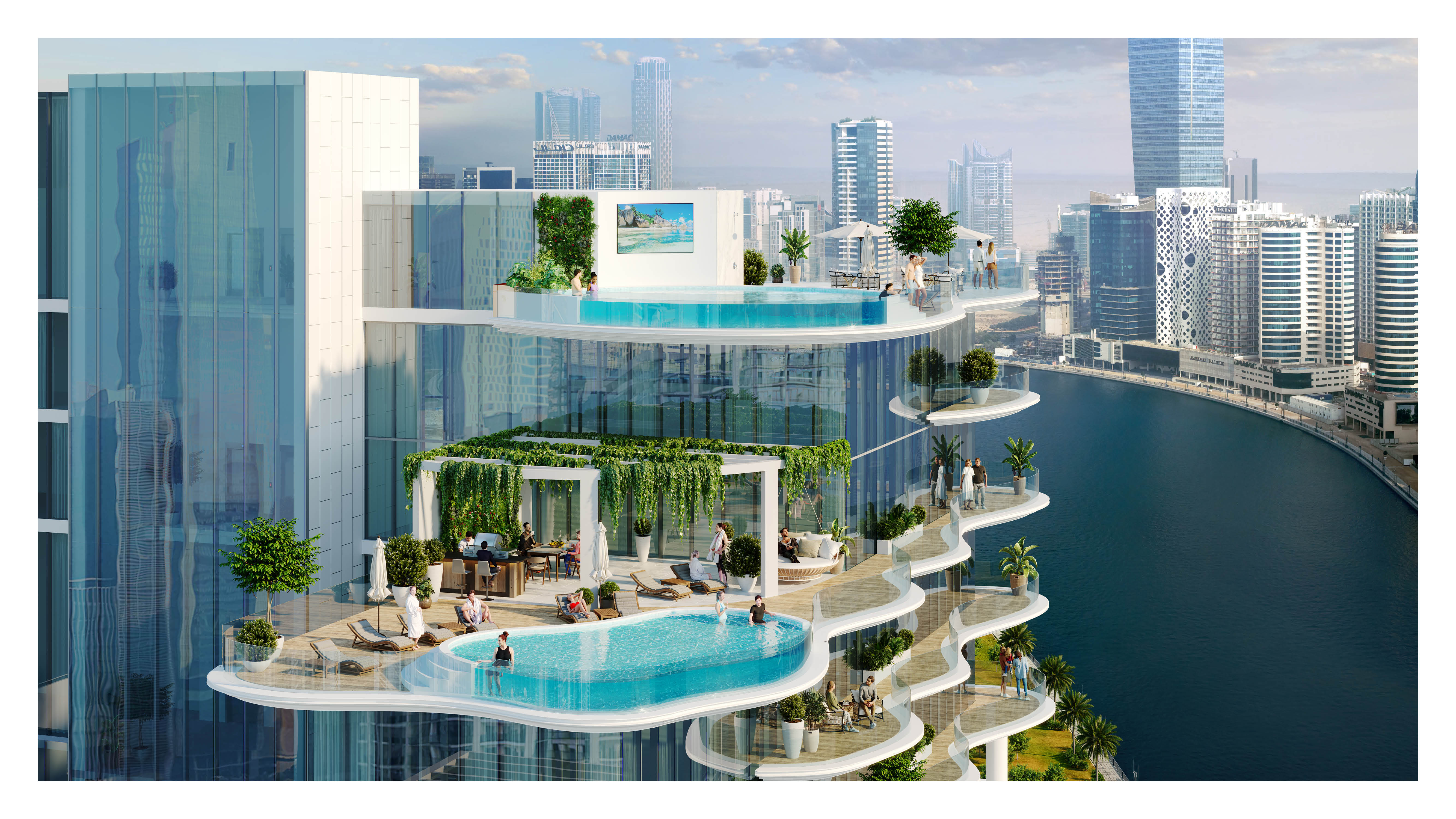 1 Bed Condo/Apartment - Chic Tower by DAMAC | Floor 33