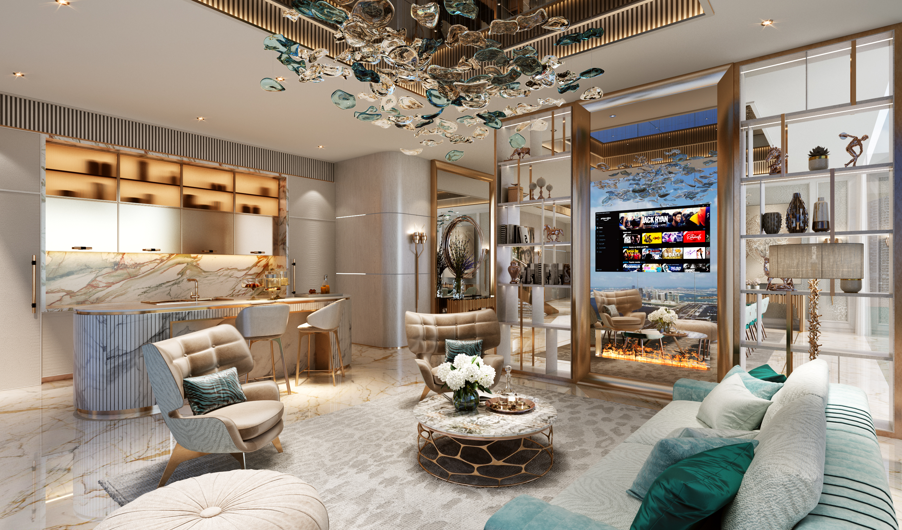 3 Bed Condo/Apartment - DAMAC Bay by Cavalli | Floor 3